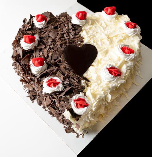 Dual Forest Heart Cake (1 kg)